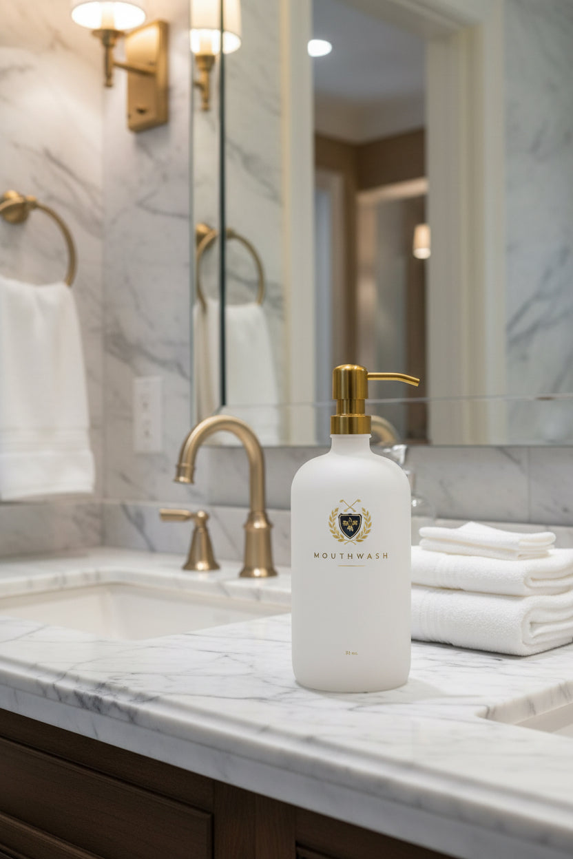Glass Vanity Dispenser