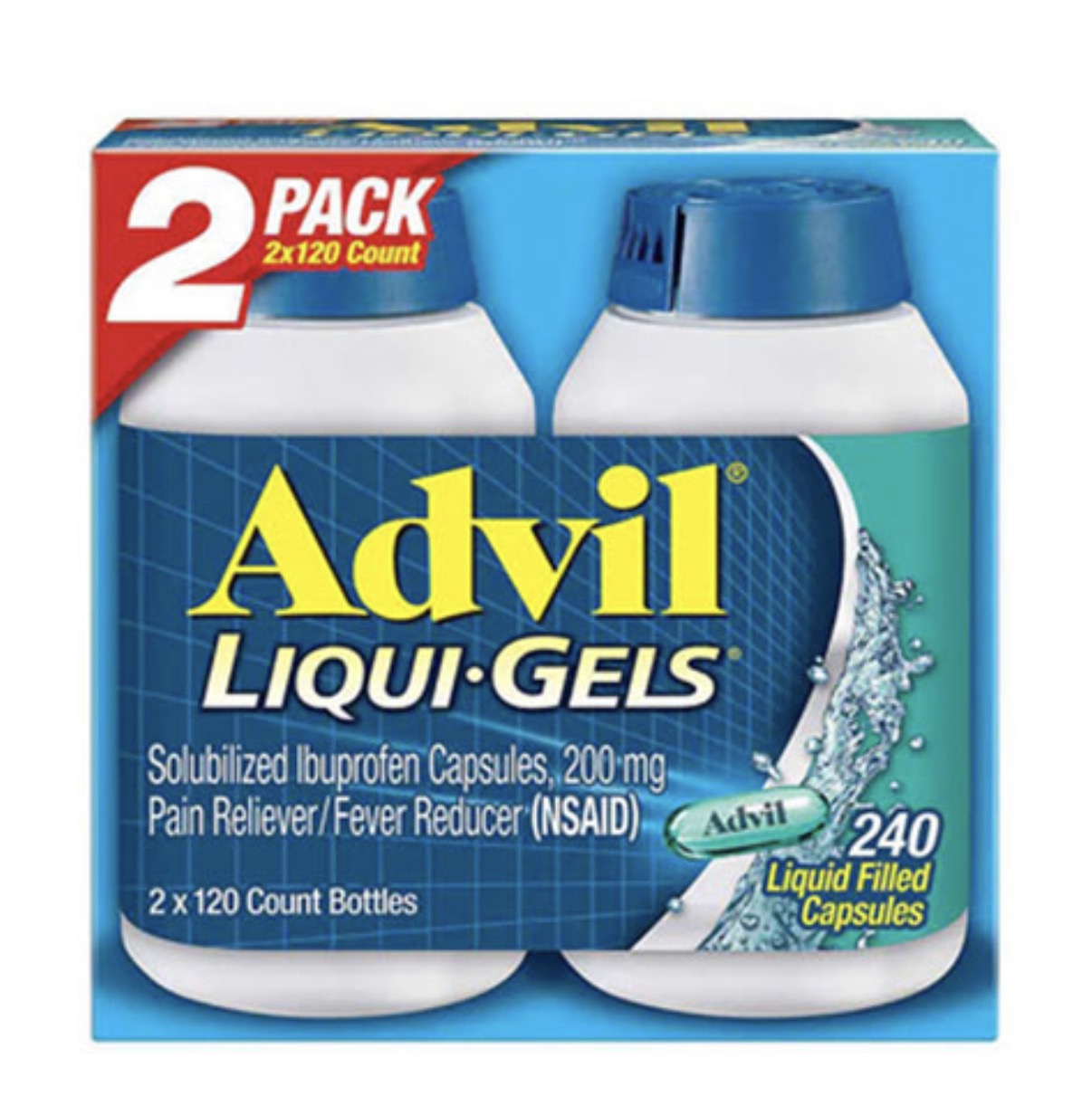 Advil Liquid Gels - 240 Count