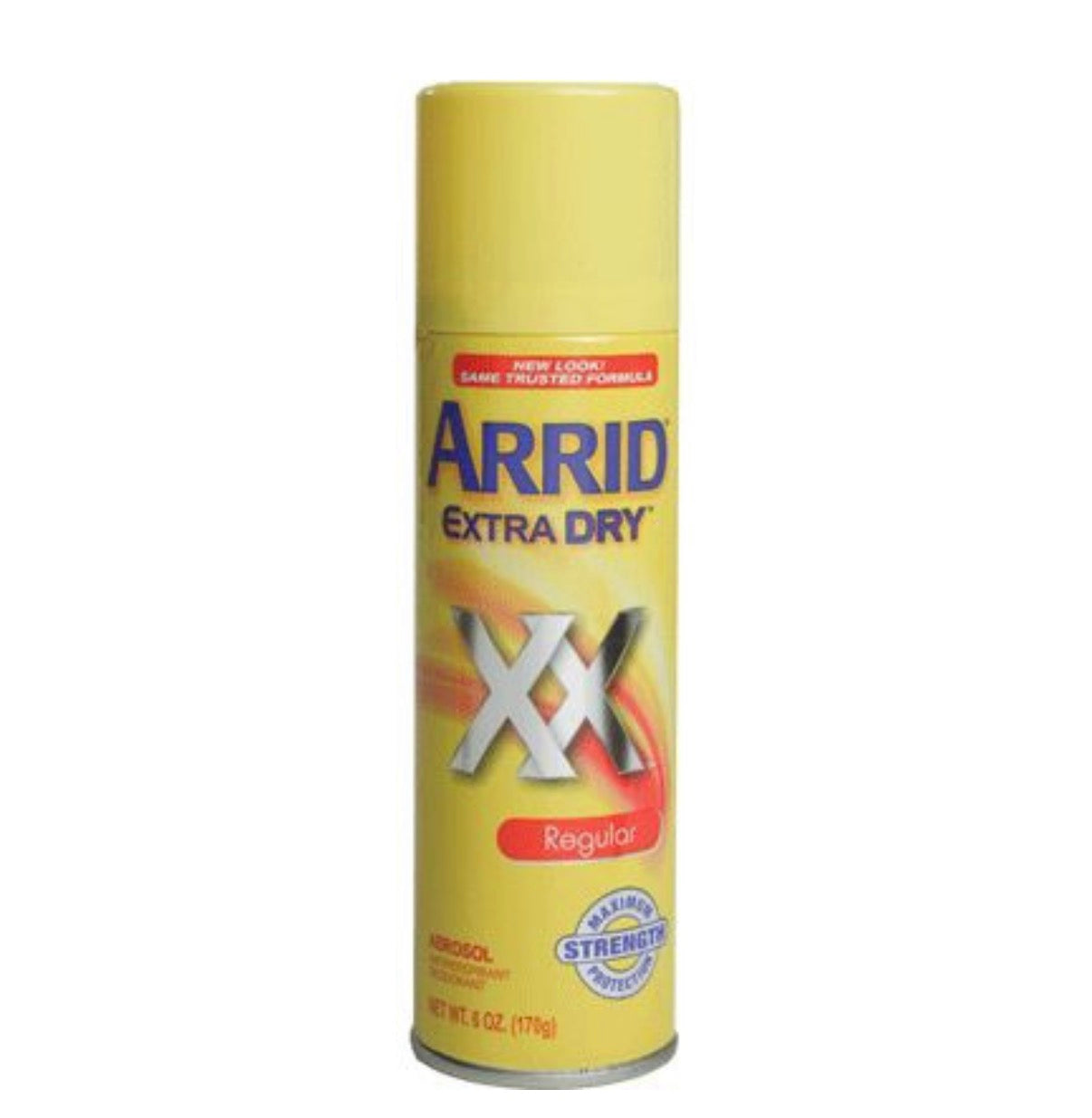 Arrid Regular Antiperspirant Deodorant Yellow 6 oz. Aerosol