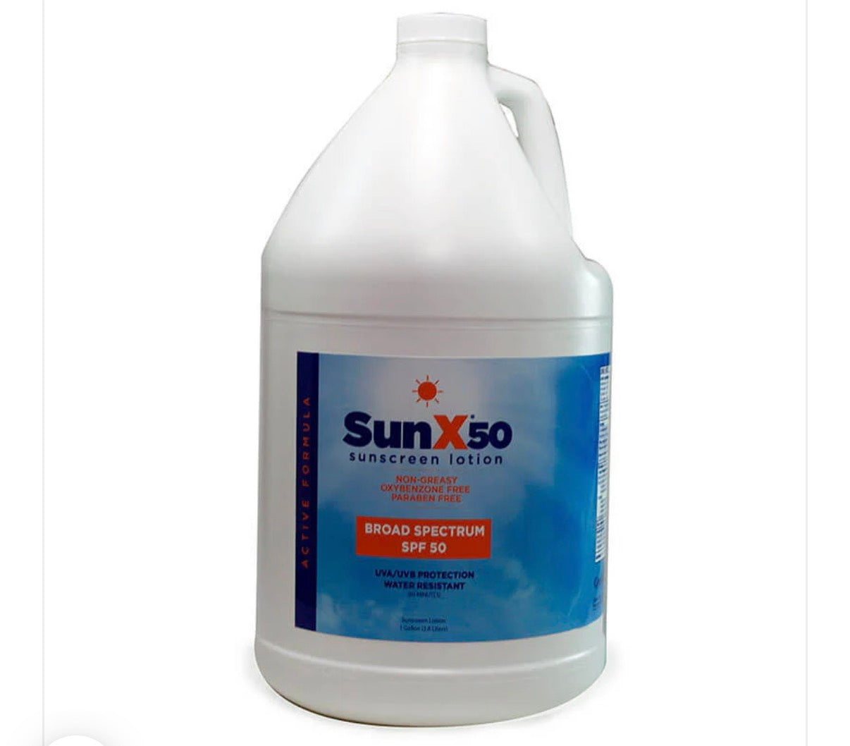SunX Sunscreen SPF 50 - Gallon