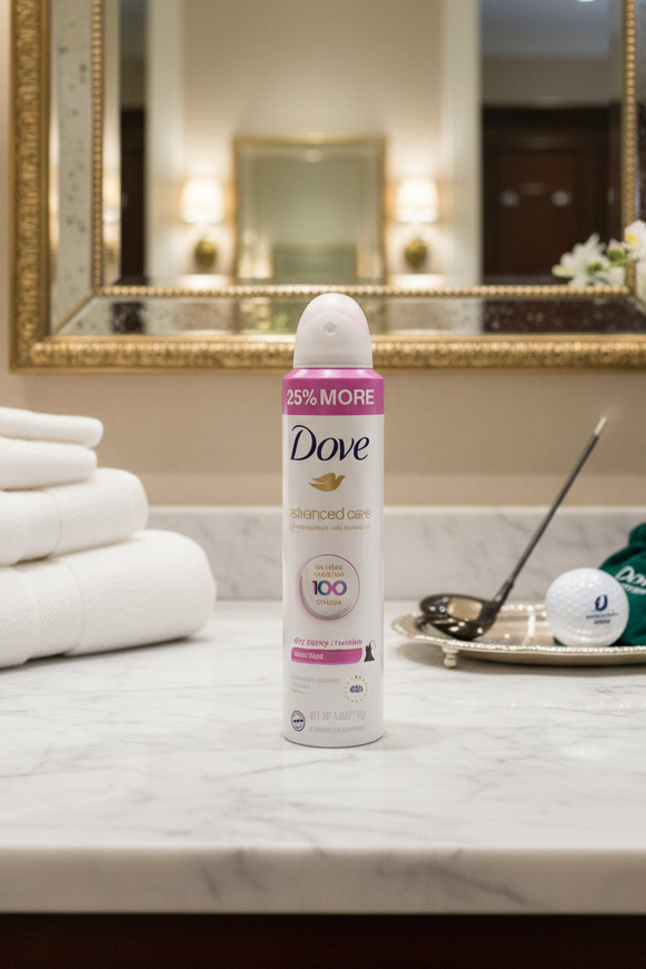 Dove Advanced Care Invisible Dry Spray 48hr AP/Deo. 4.8 oz - Clear Finish (Pink)