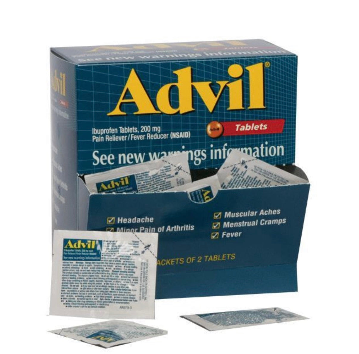 Advil - 2 pack tablets - 50 count