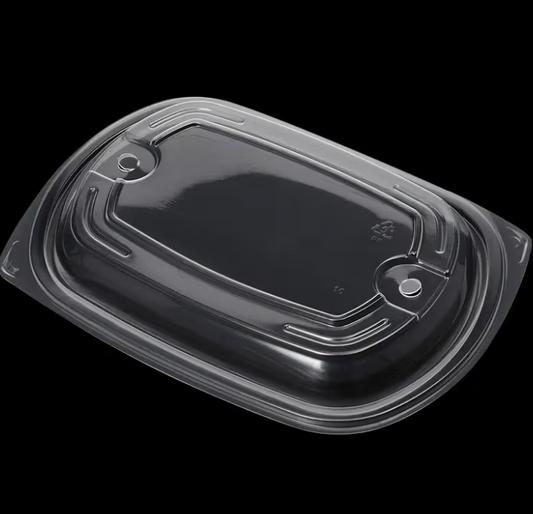 Victoria Bay Lid Dome 9X6 IN PET Clear For Food Container Microwave Safe 63 Count/Pack 4 Packs/Case 252 Count/Case